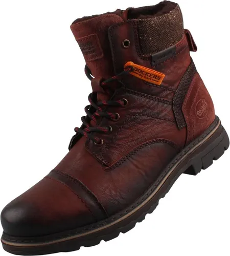 Dockers by Gerli 51GL103-140 Herren Boots - 470-Cognac, Größe: 43 EU - Wanderschuhe mit hochwertigem Leder und kuscheligem Warmfutter für höchsten Tragekomfort an kalten Tagen. Der seitliche Reißverschluss ermöglicht einfaches An- und Ausziehen.