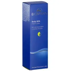 Biomaris Body Milk Fresh Lime - Medizinische Körperpflege mit erfrischendem Limetten-Duft, ideal für eine intensive Feuchtigkeitspflege der Haut.