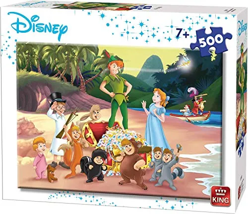 KING 55913 Disney Peter Pan Puzzle, 500 Teile