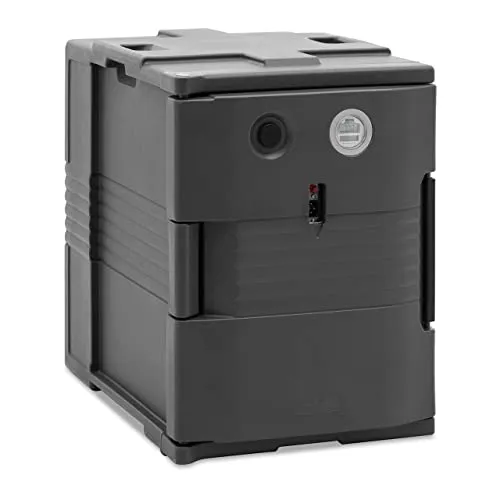Royal Catering Thermobox beheizt - 90 L für GN 1/1 Behälter - Ideale Lösung für Catering: Beheizbare Thermobox mit 90 l Kapazität, hält Speisen von 0-70 °C warm, perfekt für lange Events und flexible Befüllung.