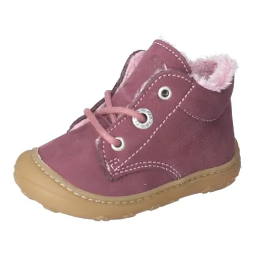 RICOSTA Mädchen Stiefel CORANY, Kinder Lauflernschuhe, Weite: Weit, lose Einlage, terracare, schnürschuhe, Halbschuhe, Business, Pflaume (380), 23 EU