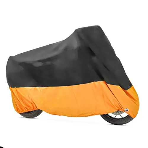 Abdeckplane passend kompatibel mit Custombikes DH1485 Craftride XXXL schwarz-orange