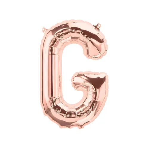 cm Folienballon Buchstaben A-Z Rosegold Name Geburtstag Luftballon klein 40
