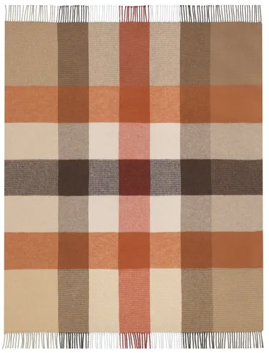 Biederlack Fransenplaid 'Desire' 130 x 170 cm Camel - Moderne Decke aus 80% Baumwolle, ideal für alle Jahreszeiten, sorgt für gemütliche Wärme in jedem Raum.