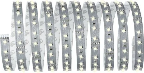 Paulmann 705.79 Strip, Integriert, silber - Flexibles LED Strip Set - Energiesparlampen, Betriebsfertiges Set mit erweiterbarem Strip bis 5,5m und einfachem Stecksystem für mühelose Montage.