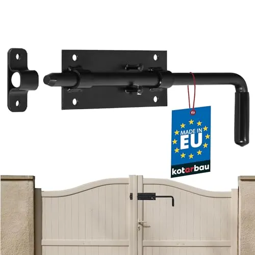 KOTARBAU Bolzenriegel Torriegel Schlossriegel Riegel Türriegel Verrieglung Torschieber Türschieber Torschlossriegel Bodenschieber Sektionaltor 320 mm