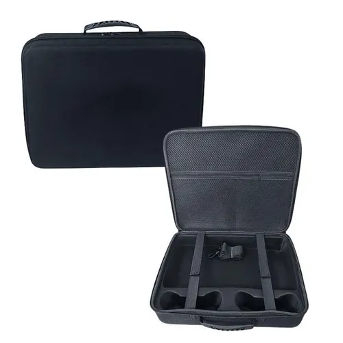 Wasserdichte Hard Shell Tragetasche für PS5 Pro - Schwarz - Hochwertige Hard Shell Tragetasche für die Sony PlayStation 5 Pro. Sie bietet optimalen Schutz, ist wasserdicht und stoßfest. Ideal für den sicheren Transport von Konsole und Zubehör.