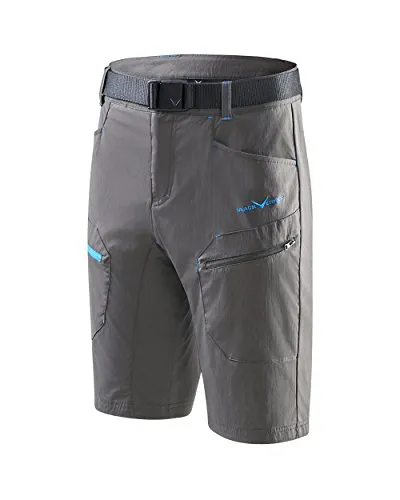 Black Crevice Herren Trekking Shorts, anthrazit, XL