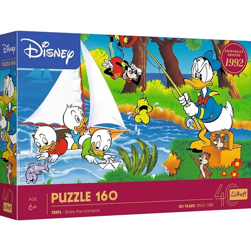 Puzzle 160 elementów Przygoda nad Jeziorem TREFL 40053 TR TREFL 5900511400533