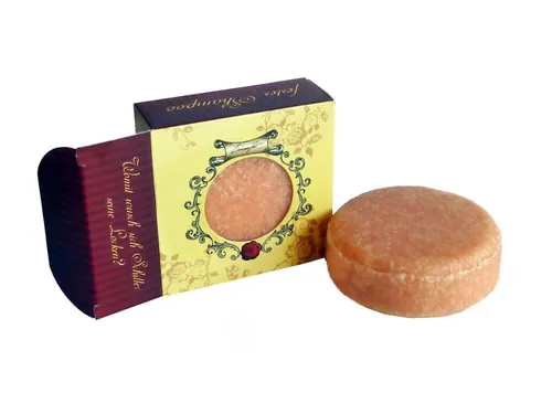 Shampooseife Haarseife Duft:Rose & Traube Shampoostein festes Shampoo Einseifer