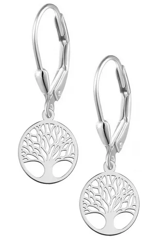 Limana Paar Ohrhänger Lebensbaum aus 925 Silber - Ohrhänger in Form des Lebensbaums, ideal als Geschenk für besondere Anlässe wie Hochzeiten oder Jubiläen – ein zeitloses Schmuckstück für Frauen.