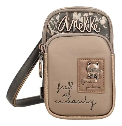 Anekke Intentions Mini Crossbody Bag - Umhängetasche mit schimmernden Akzenten, praktische Größe für Smartphone und wichtige Gegenstände, stufenlos verstellbarer Schulterriemen für optimalen Tragekomfort.