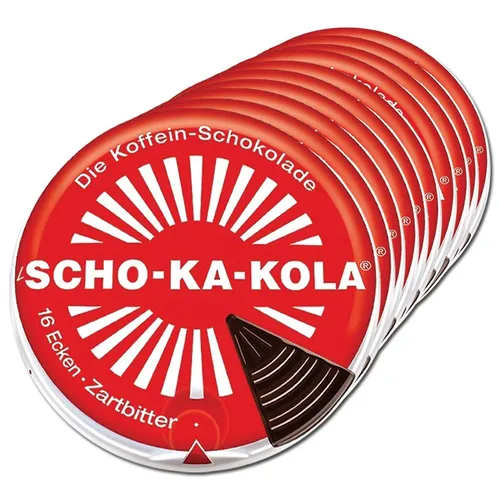 Scho-Ka-Kola Energie-Schokolade - Feine Schokolade in runder Form, ideal für alle Gelegenheiten und ein perfekter Energieschub für unterwegs.