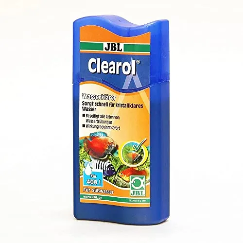 JBL Clearol 23031 Wasseraufbereiter zur Klärung für kristallklare Süßwasser Aquarien, 100 ml