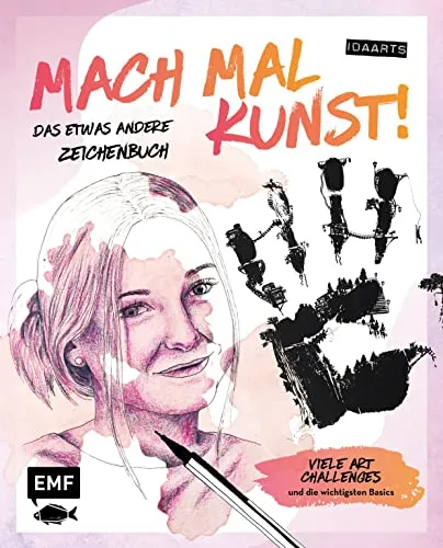 Mach mal Kunst! Das etwas andere Zeichenbuch – von idaarts - Zeichnung mit Stift & Tinte, ideal für kreative Herausforderungen und Grundlagen für angehende Künstler.