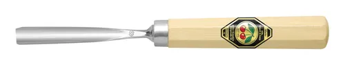 Kirschen Kerbschnitzbeitel 2 mm mit kurzem Weißbuchenheft achtkant, gerade, mit flacher Höhlung, Stich 6 - 3206002
