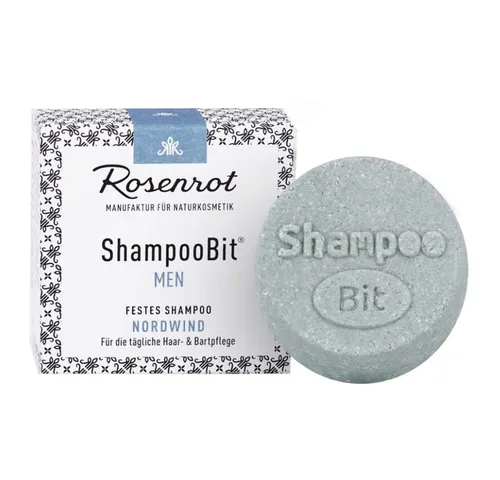 Rosenrot Festes Haarshampoo Festes ShampooBit® - MEN Nordwind 55g