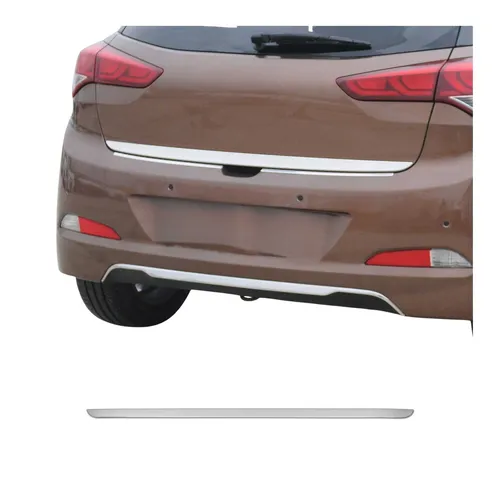 Edelstahl Kofferraumleiste für Hyundai i20 (2015-2018) - Stylische und langlebige Heckklappenleiste aus rostfreiem Edelstahl, selbstklebend und einfach zu montieren – schützt Ihren Kofferraum vor Kratzern.