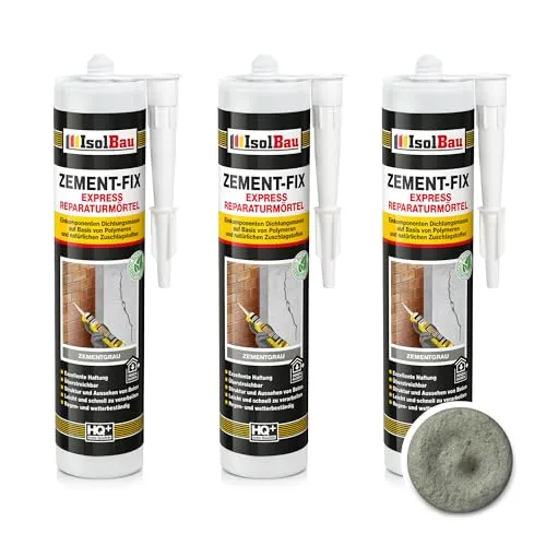 Zement, Mörtel & Beton Grau von IsolBau