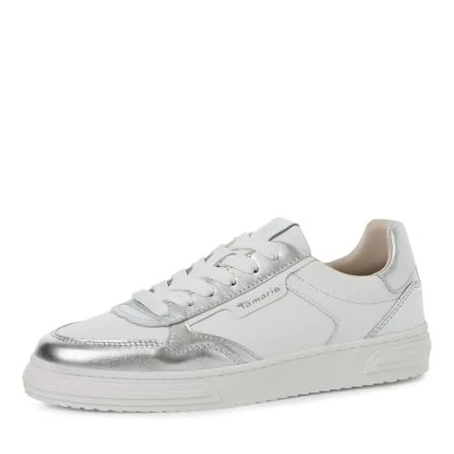 Tamaris Sneaker 1-23617-42 - Bequeme Sneaker mit COMFORT-Lining - Sneaker low mit innovativer COMFORT-Lining für optimalen Tragekomfort. Stylisches metallic Design und ideale Passform für den Alltag.