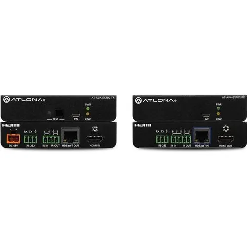 Produktbild Atlona 4K/60 4:2:0 UHD HDMI HDBT Kit, PoE/IR/RS232 (AT-AVA-EX70C-KIT)