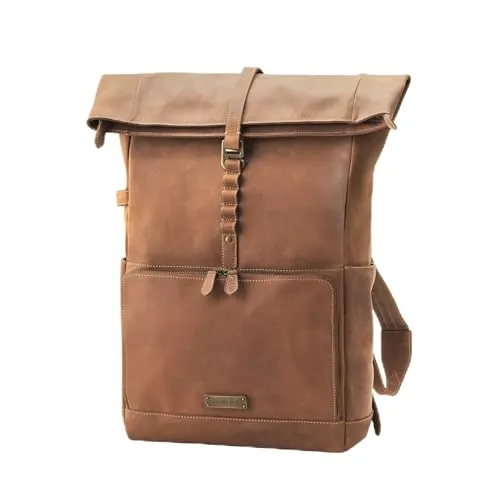 DRAKENSBERG Leder Rolltop Rucksack 'Arthur' – 16