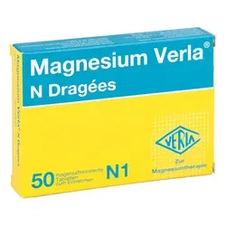 Magnesium Verla N Dragees 50 ST