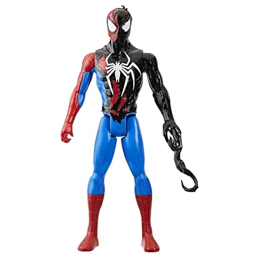 Marvel Spider-Man VenomVersus Titan Hero Serie Spider-Man Action-Figur, Black