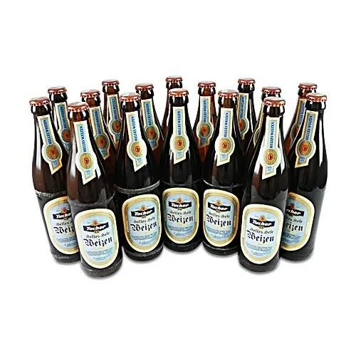  3,75€/1l) Tucher Helles Hefeweizen (16 Flaschen à 0,5 l / 5,2 % vol.