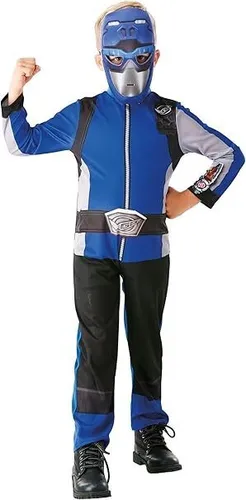 Power Rangers Beast Morphers Costume: Blue Ranger (Verpackung leicht beschädigt)