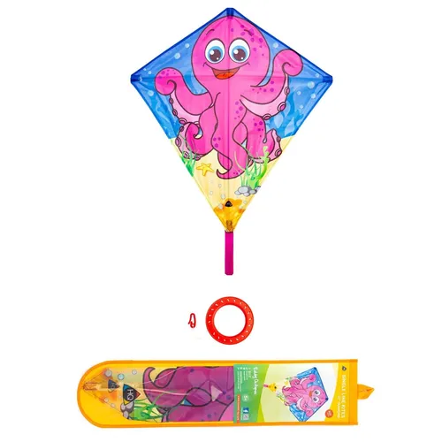 Kinderdrachen Einleiner Drachen HQ Eddy Octopus Flugdrachen