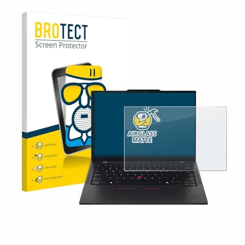 BROTECT Entspiegelungs Schutzglas für Lenovo ThinkPad T14s Gen 6 - Matt und Kratzfest - Schutzfolie für Lenovo ThinkPad T14s Gen 6 mit 9H Kratzschutz, entspiegelnd und blasenfrei anbringbar. Ideal für klare Sicht ohne störende Reflexionen.