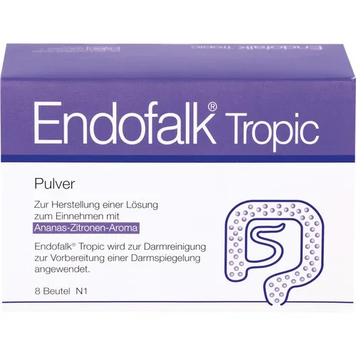 Dr. Falk Pharma GmbH ENDOFALK Tropic Plv.z.Her.e.Lsg.z.Einn.Btl. 8 St 00001353