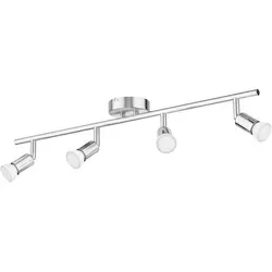 LUNARA Deckenleuchte, vierflammig mit 630lm GU10 LED Lampen - Lichtsysteme - Zeitloses Design und flexible Ausrichtung, ideal für gemütliche Atmosphären in jedem Raum. Energieeffizient mit langlebigen GU10 Leuchtmitteln.