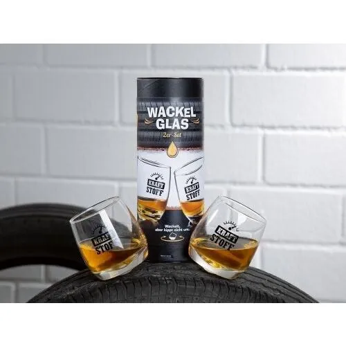 Gilde Wackelglas 2er Set 