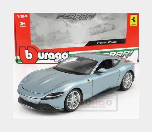 1:24 BURAGO Ferrari Roma 2020 Very Light Blue Met BU26029S Modellbau