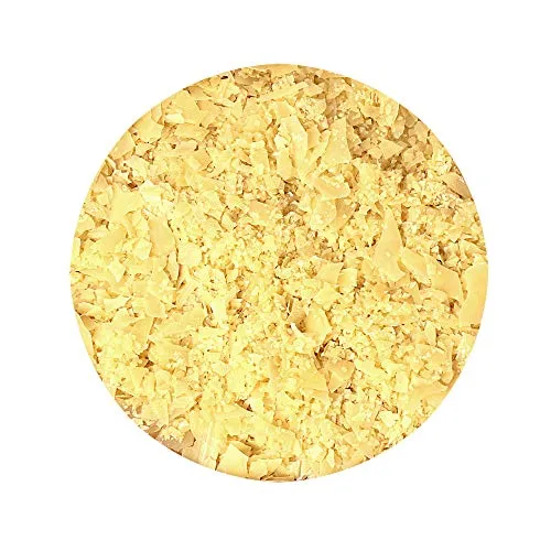NKlaus 500g Naturreines Carnaubawachs Flakes - Kerzenwachs aus 100% natürlichem, veganem Pflanzenwachs, ideal für DIY Kosmetik und als Bienenwachs-Ersatz. Perfekt für Kerzen und Lederpflege.