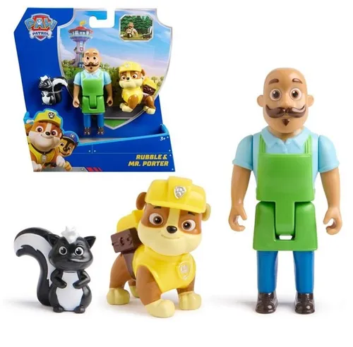 Paw Patrol Story Figure Pack - Rubble 6072996 - Paw Patrol Spielzeugfigur für kreative Abenteuer, perfekt für kleine Fans und Rollenspiele.