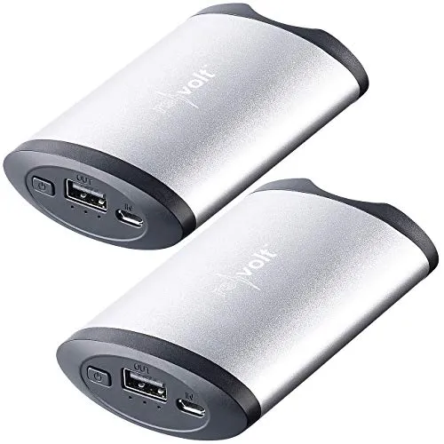 revolt 2er-Set 2in1-Powerbanks mit Handwärmer, 5.200 mAh - Ladegeräte & Dockingstationen: Praktische Powerbanks mit integriertem Handwärmer, ideal für kalte Tage und unterwegs, mit 2 Temperaturstufen.