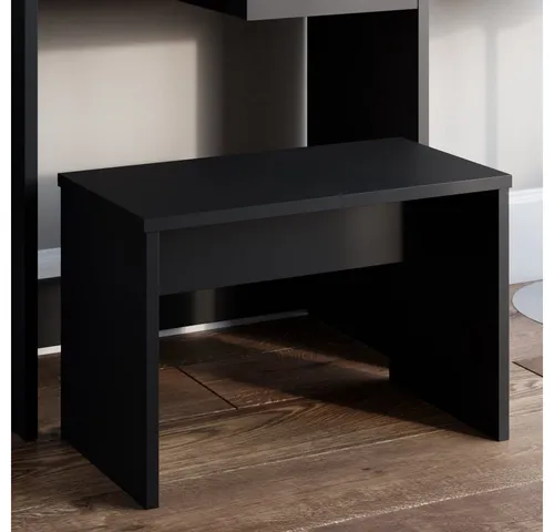 Vicco Sitzbank Schwarz 70 cm für Schminktisch - Stabile und langlebige Sitzbank für Schminktische, perfekt zum Stylen und Schminken. In verschiedenen Ausführungen erhältlich und ideal kombinierbar.