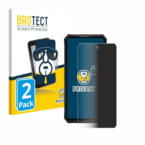 BROTECT 2 Stück Anti-Spy Blickschutzfolie für Ulefone Armor 28 Ultra Thermal Privacy Screen Protector [Displayschutz, Sichtschutz, Blaulichtfilter]