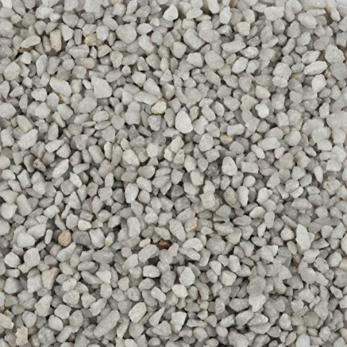 Eurosand GRANULAT 2-3 mm (Kleine Dekosteine, grobkörniger Farbsand) 1 kg. GRAU -12