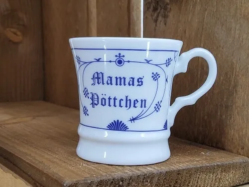Espressotasse /Schnappstasse Indisch Blau Mamas Pöttchen Ø 5 x 5 cm