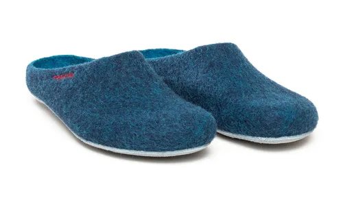 Gottstein Hausschuhe Magicfelt 701 aus 100% Wolle - Bequeme Hausschuhe aus mulesing-freier Merinowolle mit einzigartiger double-face Optik, die im Sommer kühlt und im Winter wärmt. Ideal für jeden Haushalt.