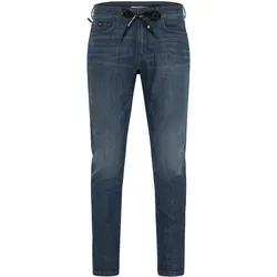 Riding Culture Tapered Slim Men LT Fahrradhose, blau, Größe 31 34 - Fahrradbekleidung mit Schutzklasse B, ideal für sicheres Fahren bei Tag und Nacht dank reflektierender Streifen.