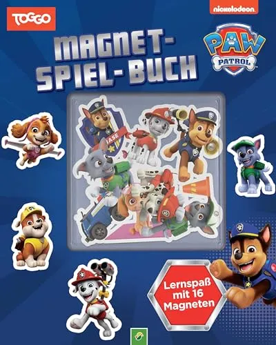 PAW Patrol Magnet-Spiel-Buch: Lernspaß mit 16 Magneten. Für Kinder ab 4 Jahren