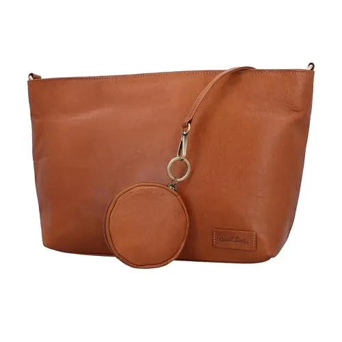 Gusti Leder Umhängetasche Alara – Elegante Handtasche für Damen aus echtem Leder - Stylische Umhängetasche im Vintage-Design, ideal für jeden Anlass. Genug Platz für Handy und Geldbörse. Perfekt für Stadtbummel, Shopping oder Büro.