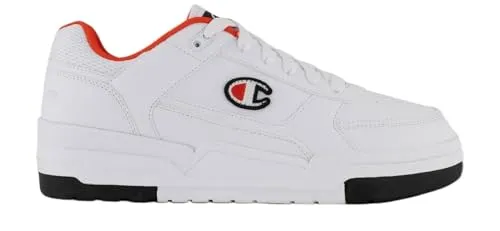 Champion Rebound Heritage Low Wht/Red/NBK Größe EU 45,5 - Herren-Sneaker aus Textil und Synthetik, ideal für sportliche Anlässe mit trendigem Design und hohem Tragekomfort.