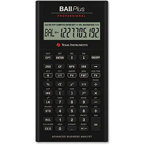 Texas Instruments BA II Plus Professional Finanzrechner