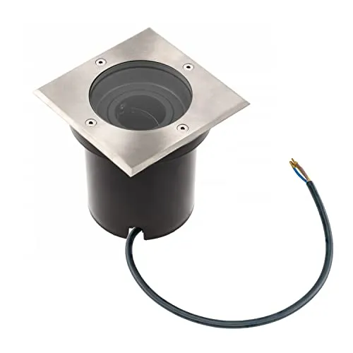 ENERGMiX 7 Watt LED Einbau Boden-Spot - Edelstahl Bodenleuchte, schwenkbar und bis zu 1000KG belastbar. Ideal für den Außenbereich, energieeffizient mit nur 7 Watt und 520 Lumen bei neutralweißem Licht (4000K).